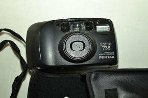 PENTAX ESPIO 738 ZOOM objektiv 38-70mm, na kinofilm + pouzdr - 1