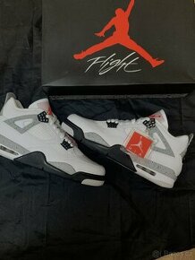 Jordan 4 White cement