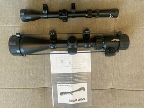 puškohled airsoft/vzduchovka ESSLNB 3-9x50mm+KANDAR 3-7x28mm