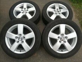 alu 16" VW Golf 6,Golf 5,Touran,Caddy,zimní 205/55R16 - 1