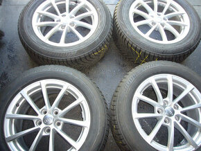 ZIMNÍ ALU KOLA orig.AUDI 17" 5x112 7,5" et-36,stř.-66,6 - 1