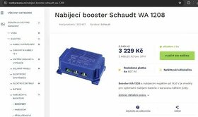 Nový dobíjecí zdroj Booster Schaudt WA 1208 pro karavany - 1