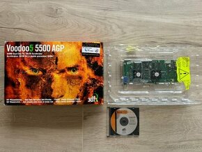 3dfx Voodoo 5 5500 64MB AGP + BOX, CD