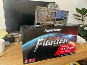 PowerColor Fighter AMD RX 6800 16GB + Bykski vodní chlazení