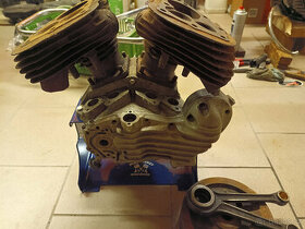 Harley Davidson WLA, WLC, WL, Motor