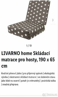 Skládací matrace Lidl - 1