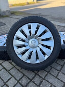 ORIGINÁL disky Škoda, Volkswagen 5x100, R15 - ZIMNÍ PNEU