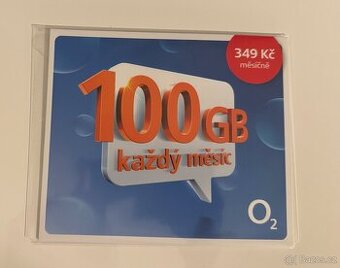 O2 Datamanie 100gb nová nerozbalená