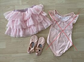 PRODÁM DĚTSKÝ BALETNÍ SET - DRES, BALETNÍ ŠPIČKY, SUKNI - 1