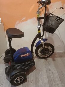 elektrická tříkolka Nitro Scooters Runner 800 Plus SL modrá