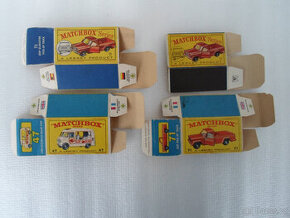 Predam vzacnejsie 4ks originálne krabičky MATCHBOX series