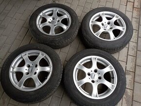 Alu kola 4x108R15 Rial Germany+letní pneumatiky