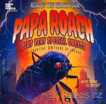 Papa Roach 30.1.2025 Praha - vstupenka na stání