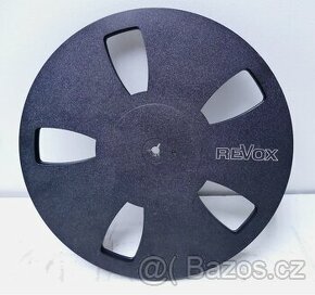 REVOX černé plastové magnetofonové cívky 26,5cm, top stav