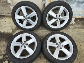 16"letní alu sada Rivazza 5x100 origo VW Polo Fabia Ibiza - 1