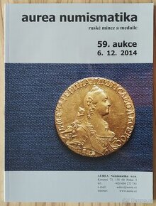 Aukční katalog Aurea 59., ruské mince a medaile