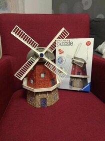 3D puzzle - Větrný mlýn