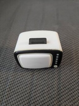Retro mini televizka raritní bílá barva - 1