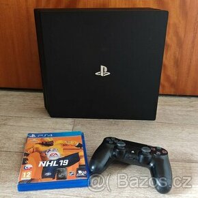 PS4 Pro 1000GB se 27 hrami JAKO NOVÝ