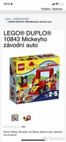 Duplo - 10843 - Mickeyho zavodni auto - vcetne krabice - 1