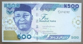 Bankovka, Nigérie 500 naira, ročník 2020