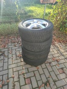 16" ALU kola – 5x112 + zimní pneu 205/55 R16 - 1