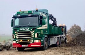 SCANIA G 440 kontejner, HIAB, hákový kontejner