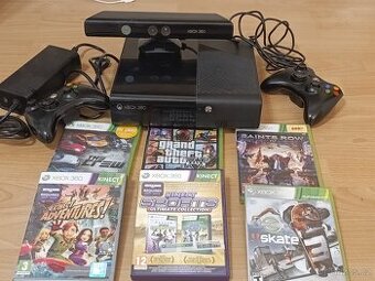 Xbox 360,kinekt,2x bezdrátový ovladač,250giga