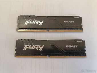 32gb rám Kingston Fury beats (2x16gb) zánovní