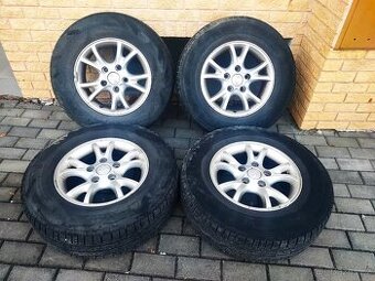 Alukola SsangYong 5x130 r16, zimní pneu 225/75 R16 - 6 mm - 1