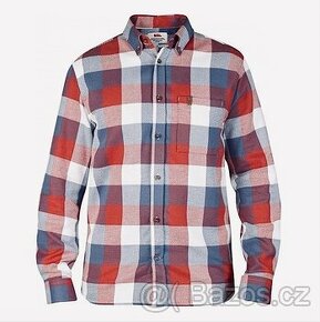 Fjällräven Övik Big Check Shirt LS | Deep Red