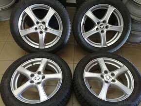 alu kola 5x112 r17 škoda superb-zimaky 215/55/17 - 1