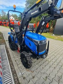 malotraktor captain 25k s čelním  qvick nakladačem a lopatou - 1