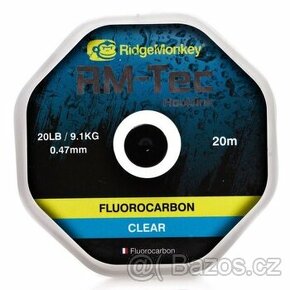 RidgeMonkey Tec Fluorocarbon-Nosnost 20 lb / Návin 20 m / Ba - 1