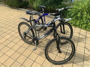 Horská kola MAXBIKE - rám 18" - 46 cm - šedé