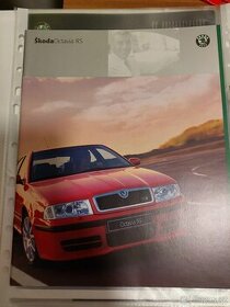 Škoda Octavia 1 RS 1.8turbo, originální prospekt z roku 2001