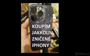 Zničený iPhone