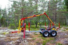 vyvážecí přívěs 4600 kg, za traktor