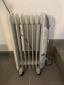 Prodám olejový elektrický přímotop ve vzhledu radiatoru