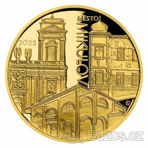 Zlatá mince Mikulov 5000 Kč Proof MPR ČNB