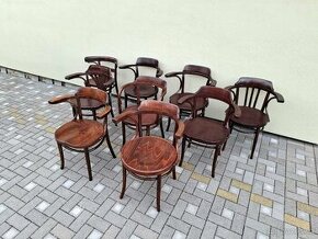 Celodřevěná křesla THONET po renovaci