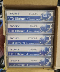 5x datová kazeta SONY LTO Ultrium 4/ 800GB /NOVÁ/ - 1