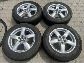 4x al kola 5x114.3 17 + pneu zimní 225/65 R17 - 1