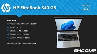 HP EliteBook 840 G6 - i5-8365U | 16GB | 1TB SSD | Záruka