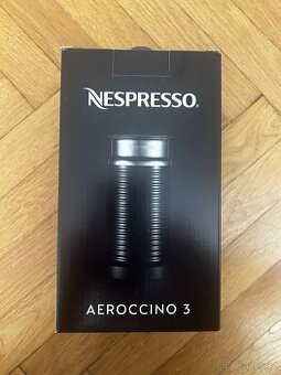 Šlehač na mléko Nespresso Aeroccino 3 černý