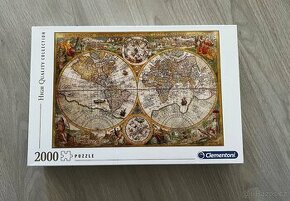 Clementoni puzzle 2000 mapa - 1