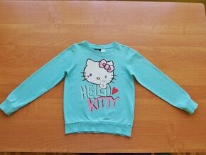 Mikina / mikča zn. H&M "Hello Kitty" v. 128 - TOP STAV - 1