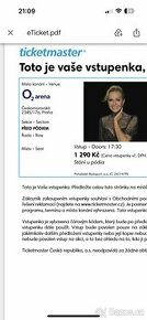 Vstupenky Helena Vondráčková O2 arena