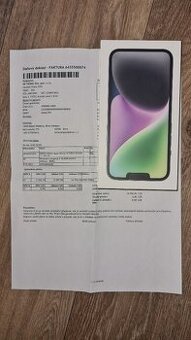 Apple iPhone 14 128GB CZ distribuce NOVÝ ZAPEČETĚNÝ (DATART)