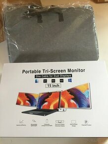 Dual a Triple screen 15" rozšiřující obrazovka pro notebooky - 1